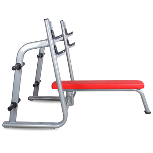 M3030C上斜推舉訓練器水平平臥推舉椅 杠鈴臥推架大圖展示2