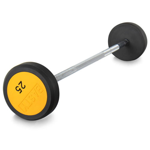 DP-05 彩色標簽黑色固定包膠直杆小杠鈴批發大圖展示2