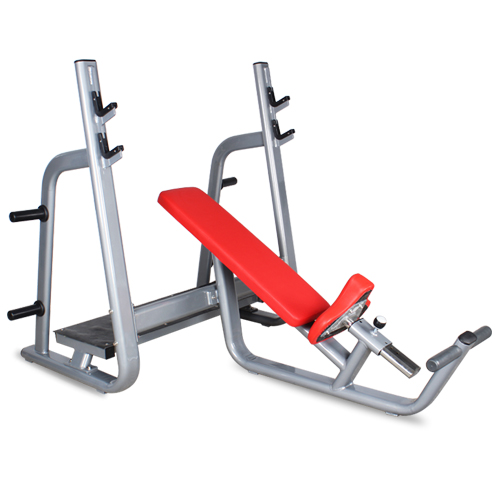 M3031C坐式上斜推舉訓練器架 胸肌鍛煉杠鈴推舉椅