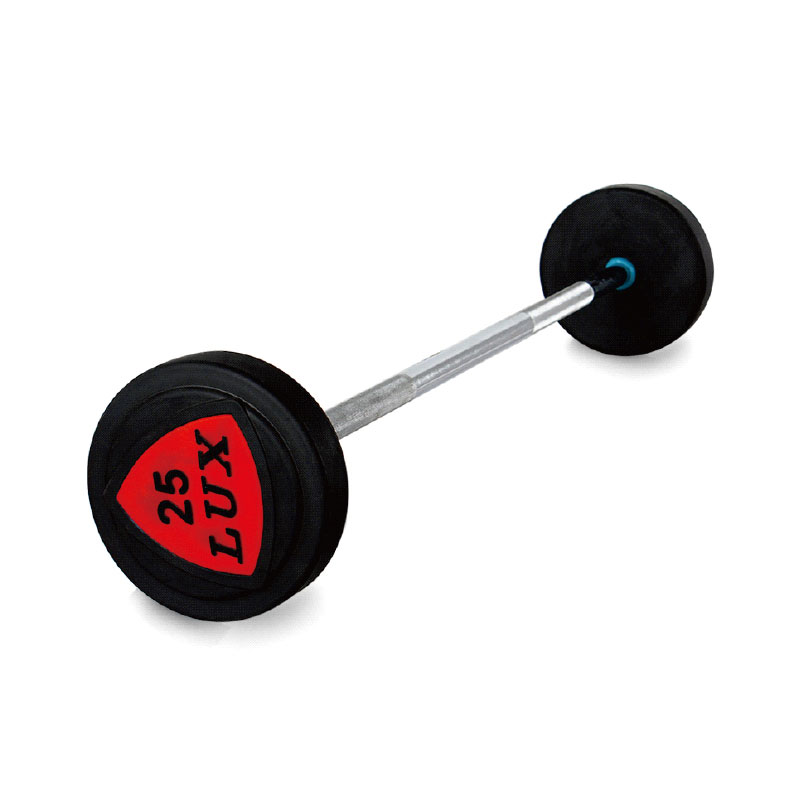 DP-05 彩色標簽黑色固定包膠直杆小杠鈴批發大圖展示1