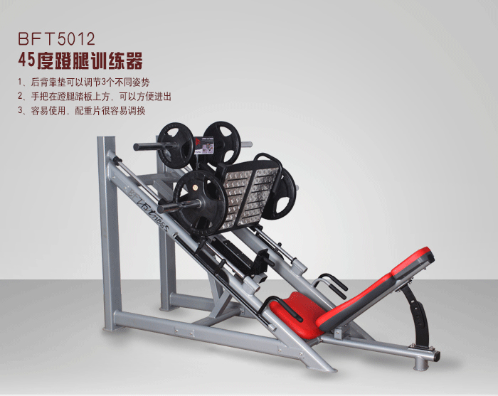 BFT5012，45度蹬腿訓練器